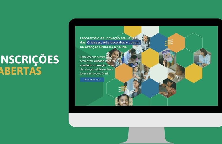 Banner com data de inscrições  para participar do laboratório