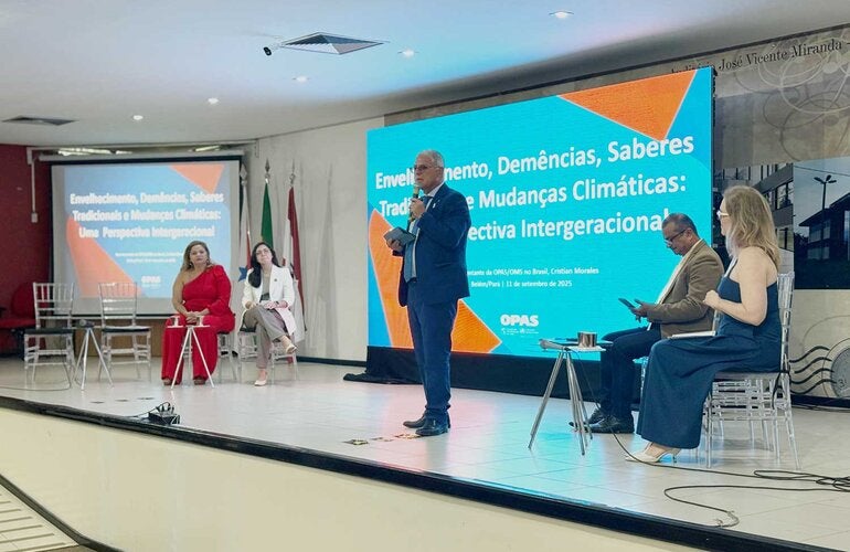 Apresentação Representante OPAS/OMS