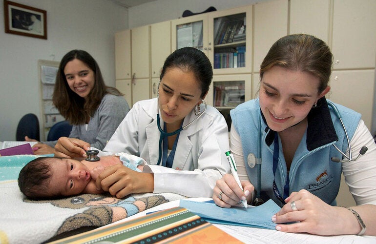 Newborn in hospital setting
