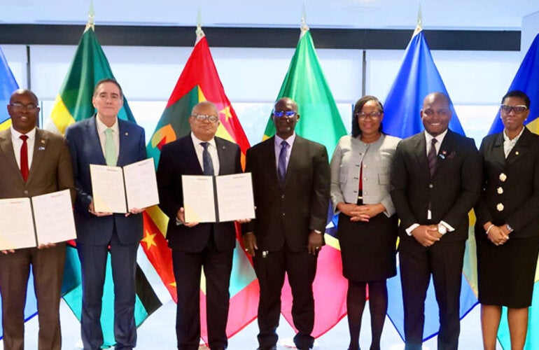 DC62 -  Signing Ceremony for the Country Cooperation Strategy of Multi-Country Cooperation Strategy with Barbados and the Eastern Caribbean countries
