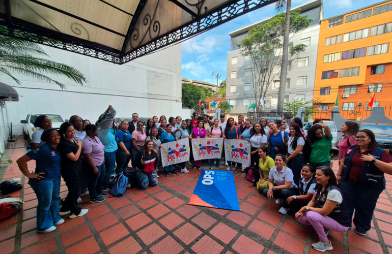 Grupo de personas pertenecientes al taller