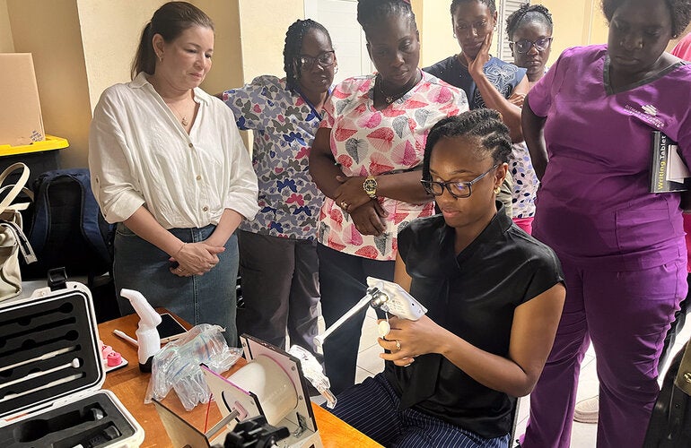 Cancer screening demonstration