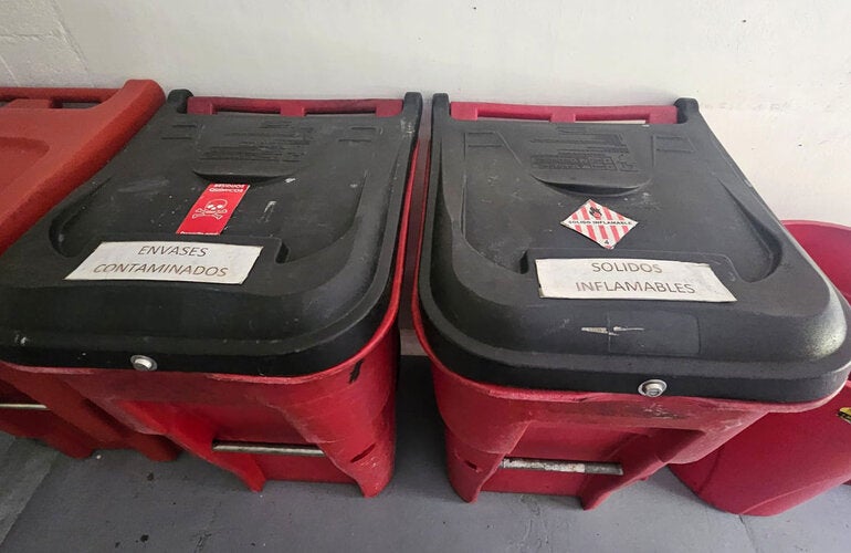 Envases contaminados