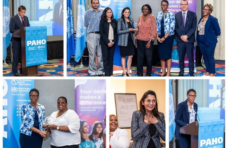 British Virgin Islands, Grenada and Trinidad and Tobago Saluted by PAHO for Immunization Gains.