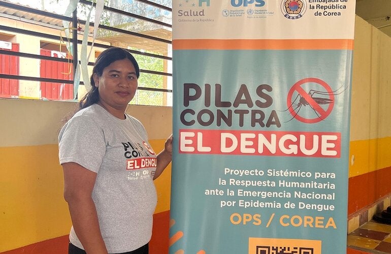 Colaboradora voluntaria en Santa Bárbara