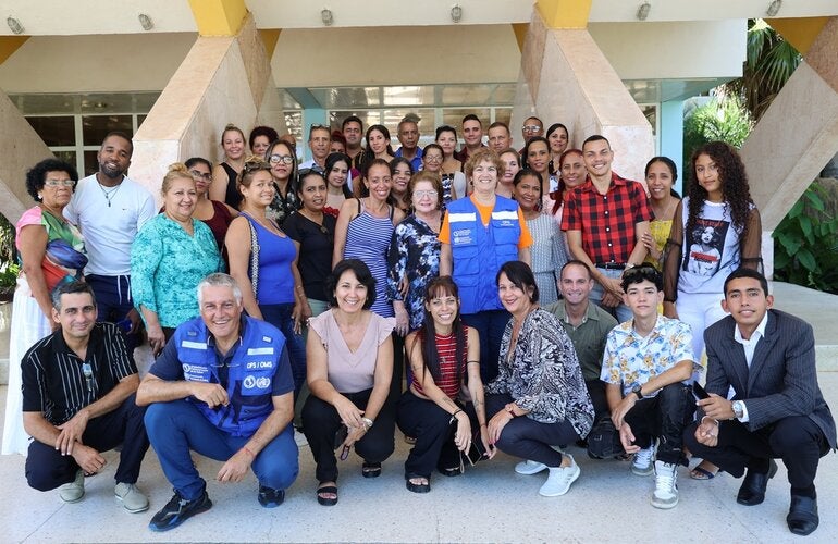 Participantes en el taller sobre SSR adolescente en Granma