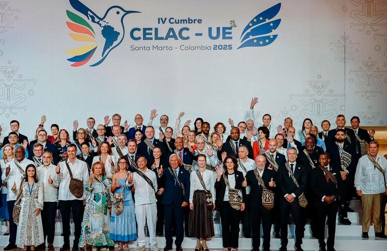 grupo de Presidentes e invitados de alto nuivel a la celac