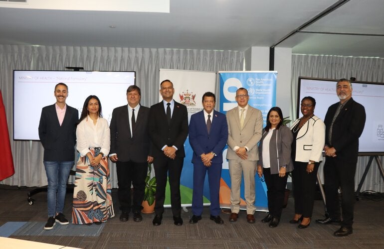 Trinidad y Tobago avanza en la actualización de su Lista Nacional de Medicamentos Esenciales con apoyo de la OPS