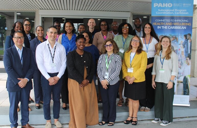 Participants and presenters of the training to strengthen diabetes and NCD care in the Caribbean UK Overseas Territories.