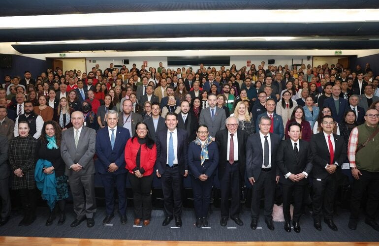 Participantes de la presentación de la Estrategia Nacional para la Atención a la Salud de Personas en Contexto de Movilidad Humana