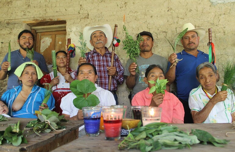 Autoridades ancestrales del pueblo ch'orti'