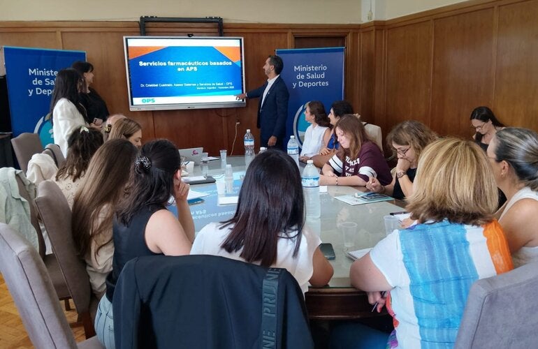 Foto de un momento de la presentación de la herramienta