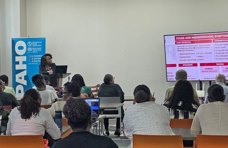 Training users in a health information system