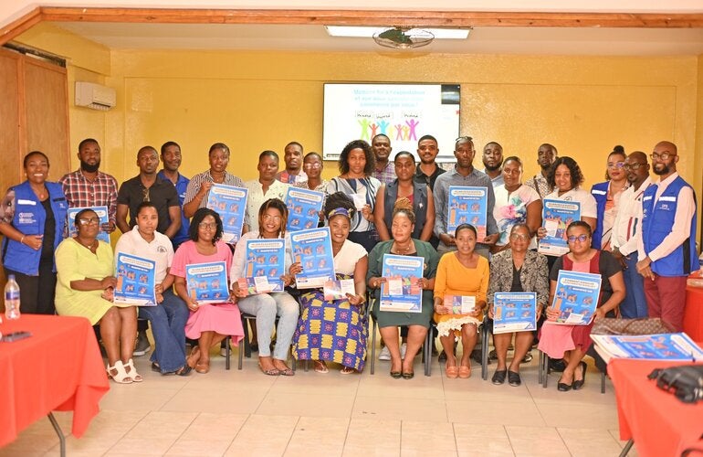 Photo de groupe de la formation a Jeremie