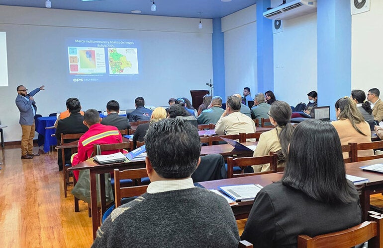 presentando