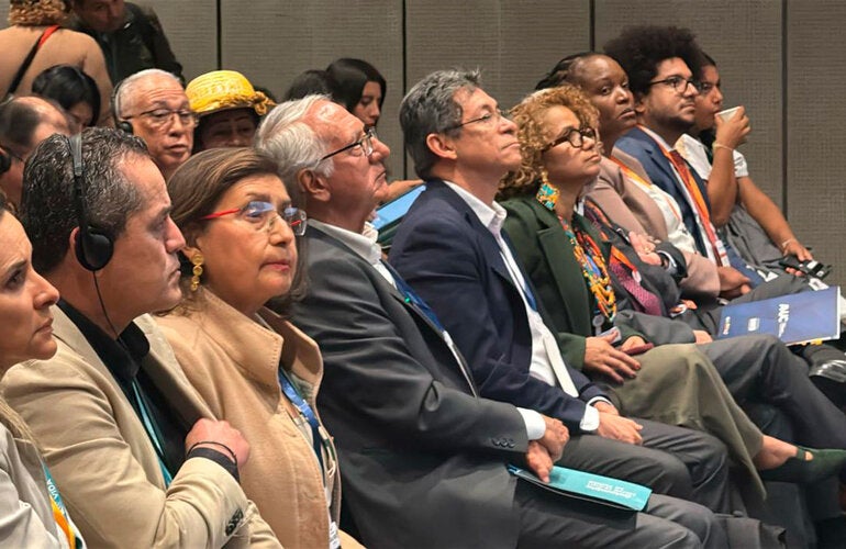 Dra. Gina tambini, Ministro de salud y viceminiostro en el foro de alto nivel CELAC - AFRICA