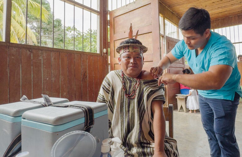 Intercultural health brigades are part of Peru’s national intercultural health strategy, which aims to strengthen access to culturally appropriate health services for the country’s Indigenous Peoples.