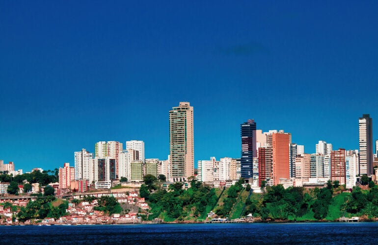 Salvador de Bahía cielo azul