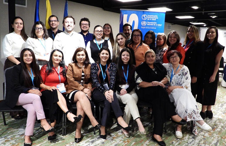 Foto del participantes del taller sobre datos para mejorar la toma de decisiones en inmunización