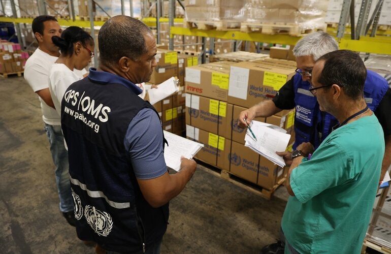 Visita de equipo de OPS a EMCOMED para apoyo a procesos logísticos