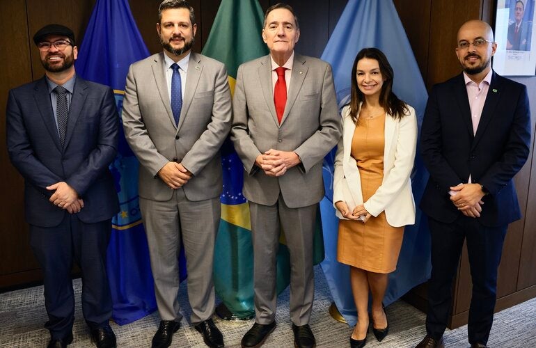 Reunião equipe do Conasems com diretor da OPAS