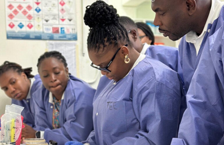 Laboratory staff