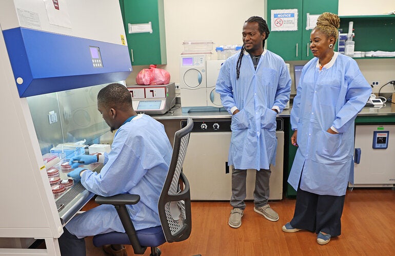 People in a laboratory