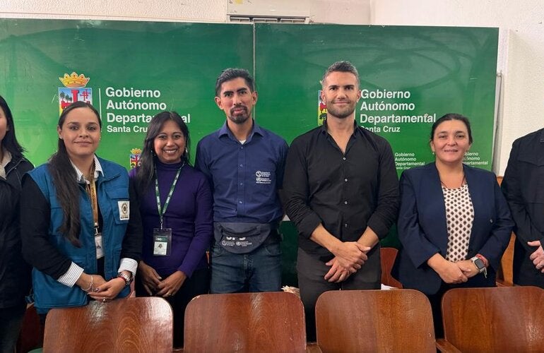 Autoridades OPS y Ministerio de Salud de Neuquén