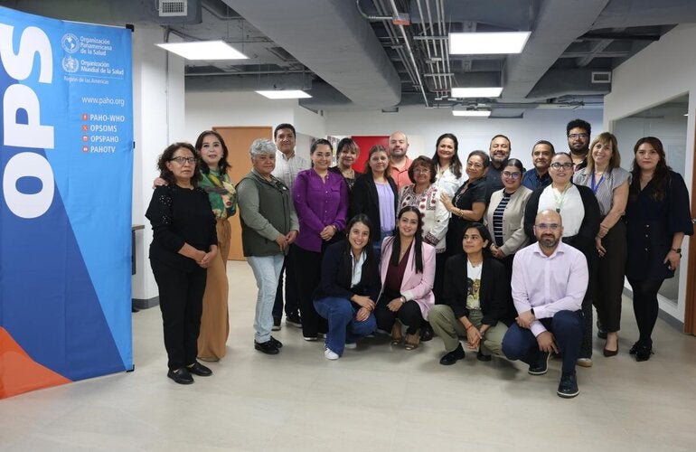 Particiantes del taller de enfermedades transmisibles