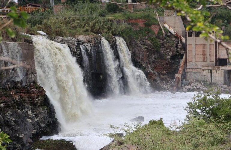 Río contaminado