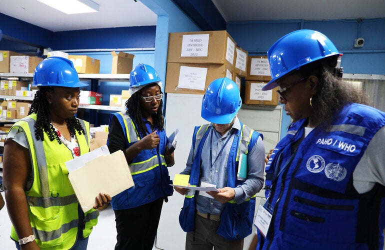 Site visit to NHF lab