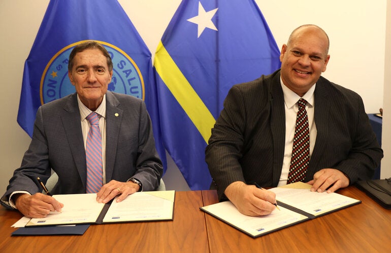 PAHO and the Government of Curaçao today signed the first Country Cooperation Strategy (CCS) for Curaçao, covering 2026–2031