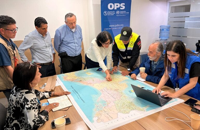 Especialistas en Hospitales Seguros apoyan al MINSA en la continuidad y recuperación de los servicios de salud tras el terremoto en Panamá