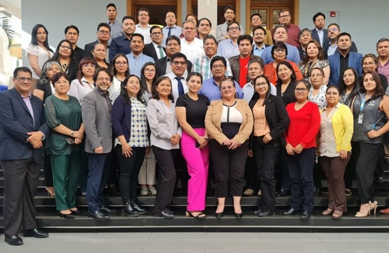 Taller RISS evaluación de 10 redes Bolivia