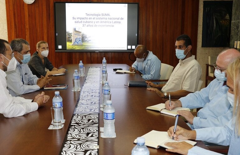 Reunión en CIE con Embajada de Suecia y OPS/OMS