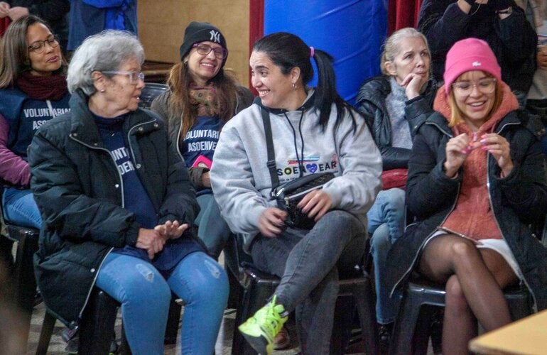 Foto de participantes del taller