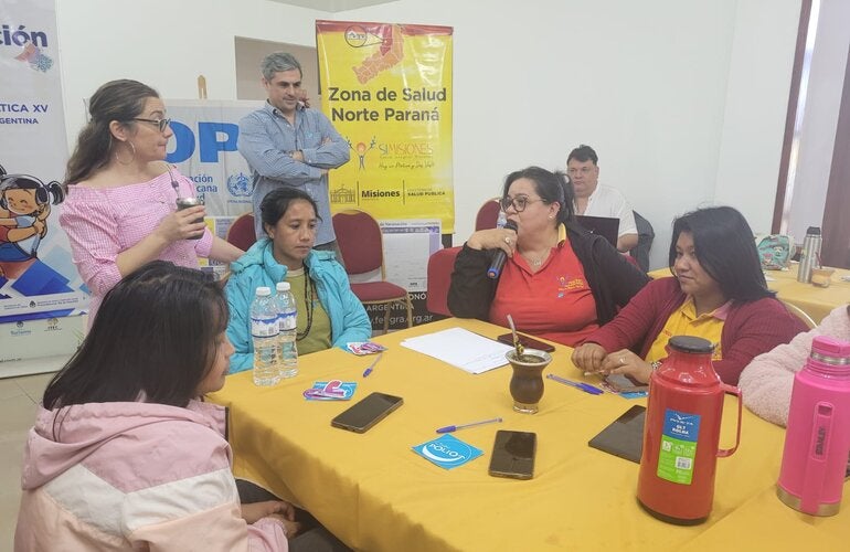 Foto de un momento del taller