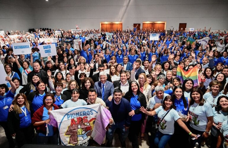 Foto grupal de los participantes de la X Convención Nacional de Agentes Sanitarios 