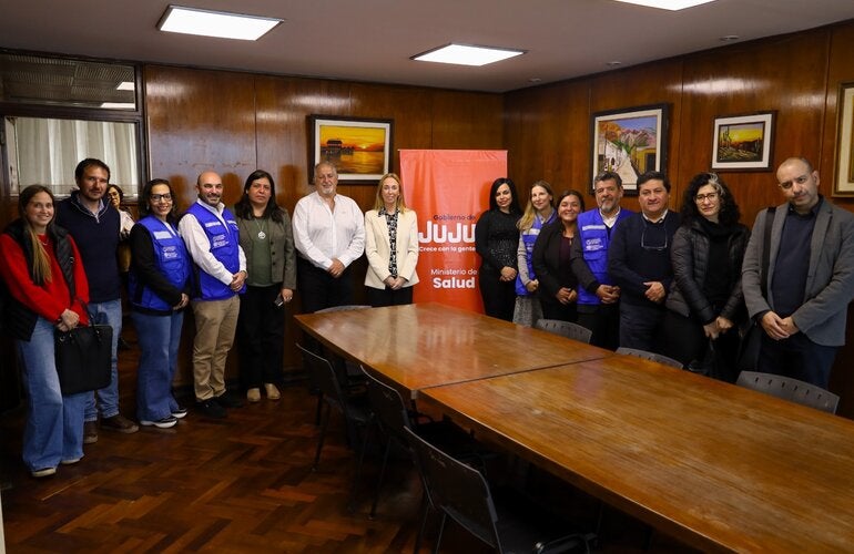 Encuentro con autoridades de Jujuy. Crédito Ministerio de Salud de Jujuy.