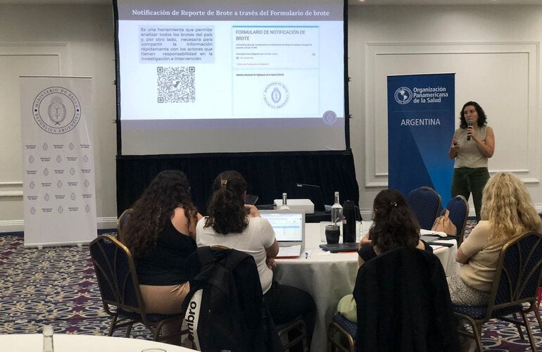 Foto de una de las presentaciones