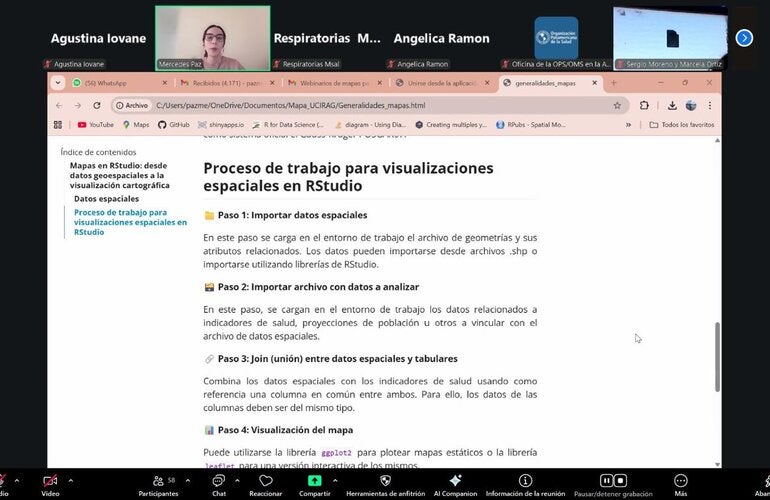 Foto del seminario web