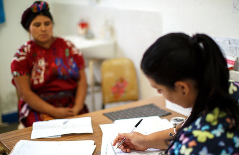 Indigenous woman received medical services