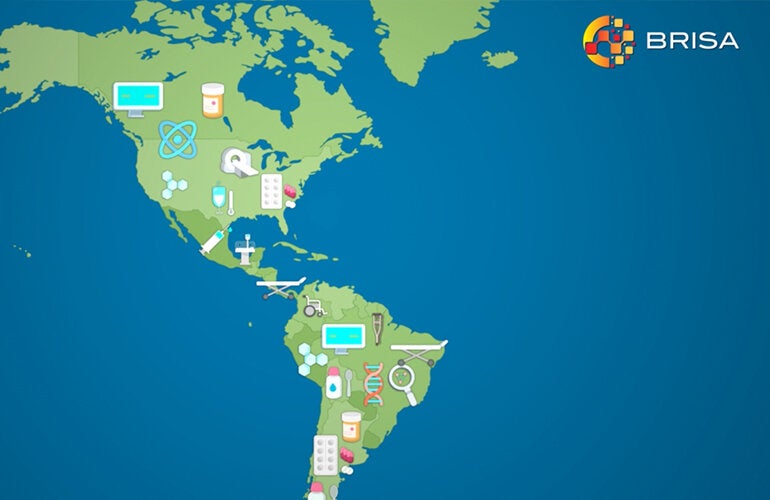 Map of the Region of the Americas