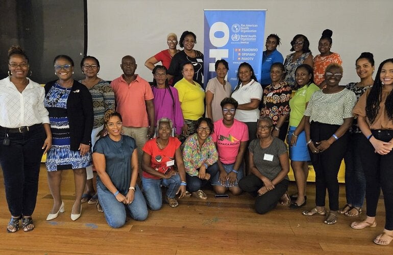 Community Influencers from various regions in Jamaica who participated in RCCE training from 25-27 October, 2023