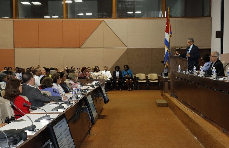 Intervención Representante de OPS/OMS Cuba en Congreso de Sociedad Cubana deEnfermería