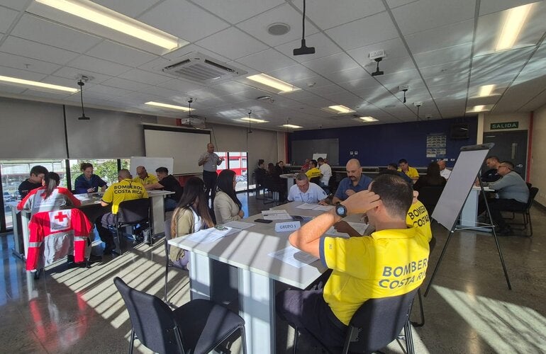 Participantes durante las lecciones