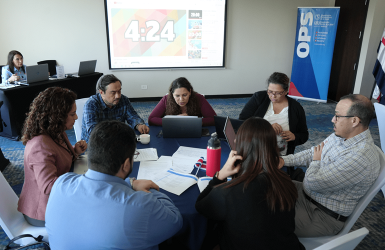 Trabajo grupal de uno de los equipos