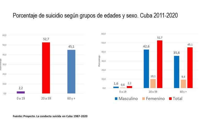 CUB - Porcentaje suicidio por sexo y edad