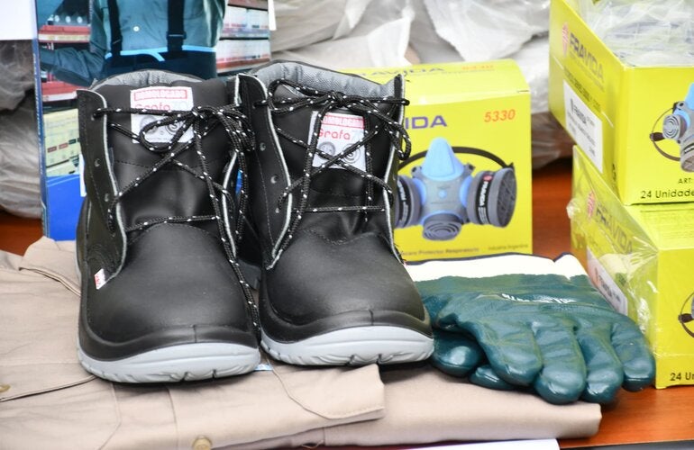 Fotos de los insumosentregados