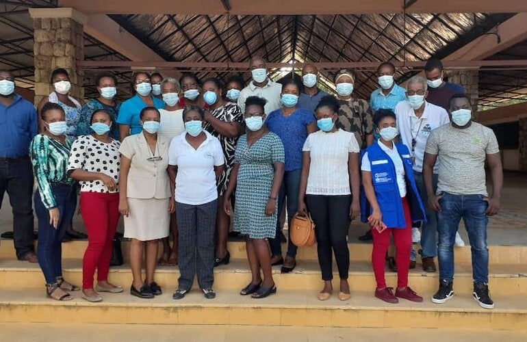 OPS/OMS avec les participants de la formation PSP